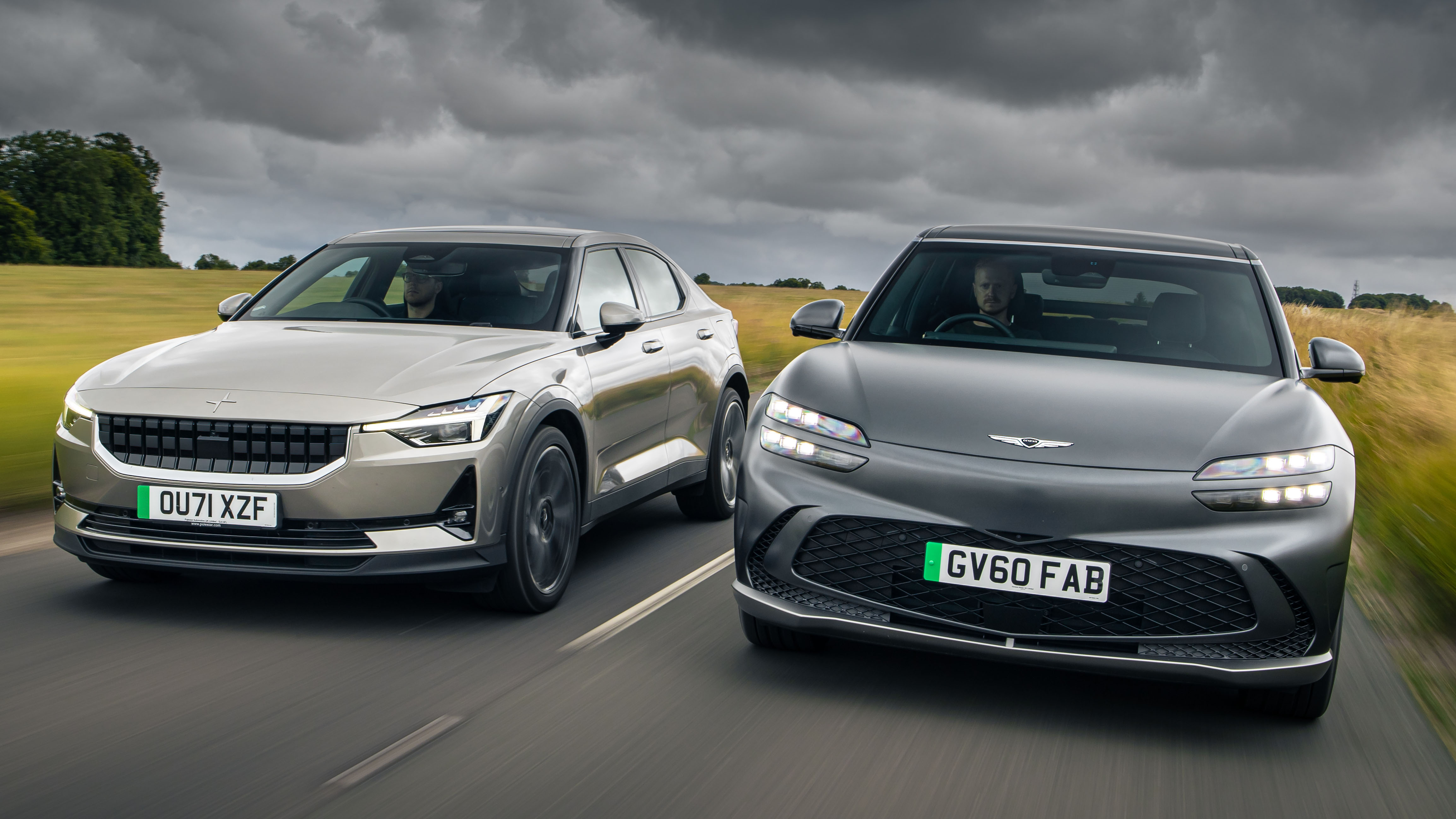 Genesis GV60 vs Polestar 2 EV newbie showdown Top Gear